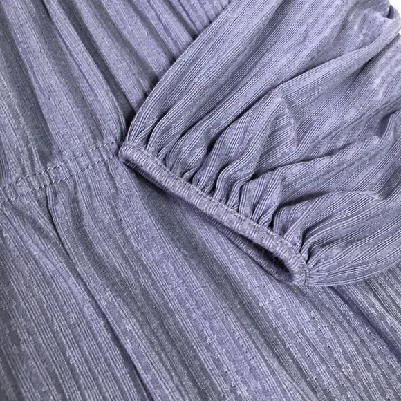 Maurices Blouse Womens 0X (14W) Off shoulder Balloon Sleeve Top Cinch Bust Top - Picture 6 of 11